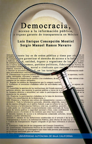 Democracia, acceso a la información pública, y órgano garante de transparencia en México.